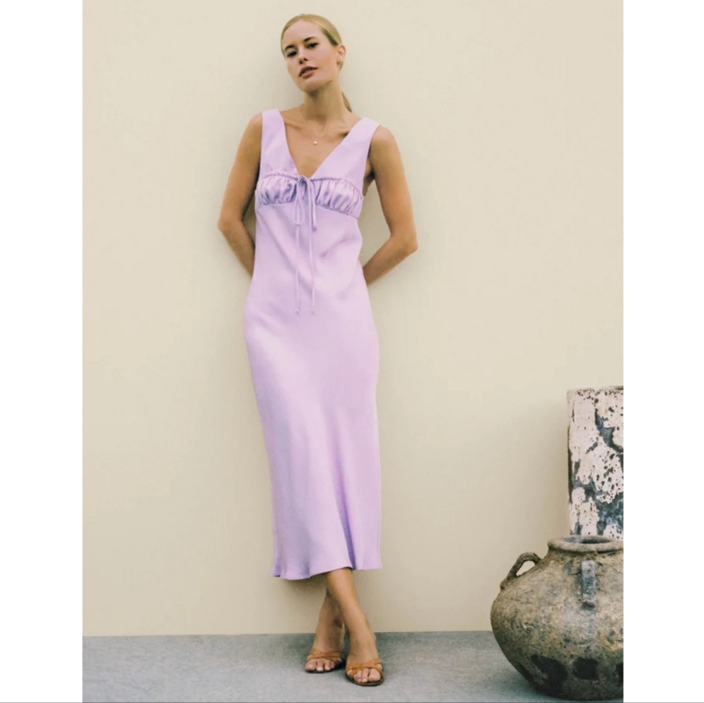CIAO LUCIA CAROLINE DRESS IN LILAC